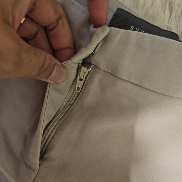 Taupe Suzy Shier Shorts - Picture 5 of 6